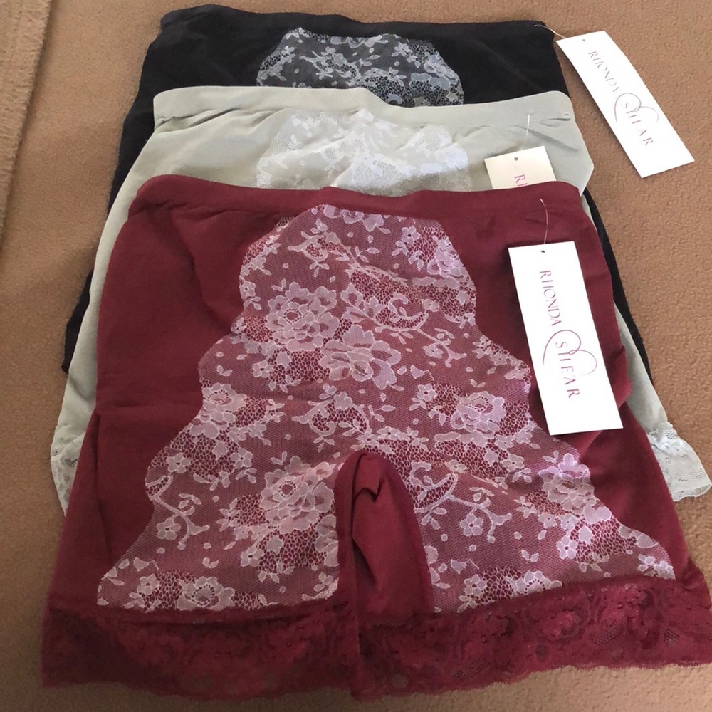 Rhonda Shear control top panties 3 pair NWT